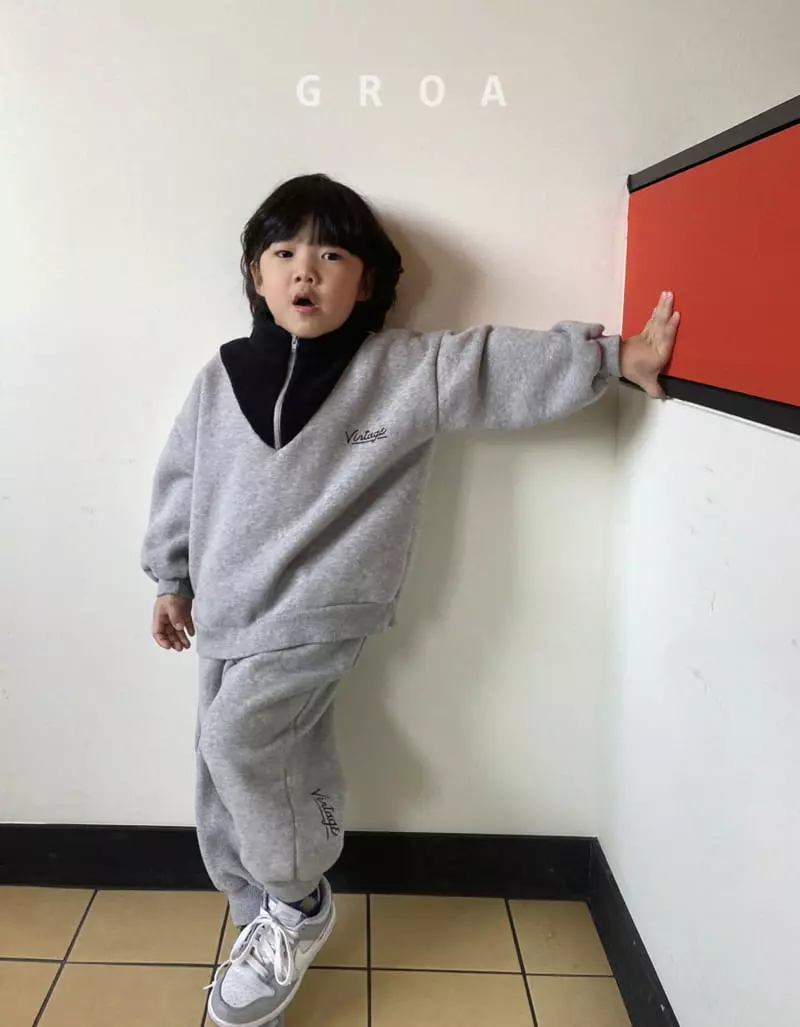 Groa - Korean Children Fashion - #littlefashionista - Vintage Sweatshirt - 7