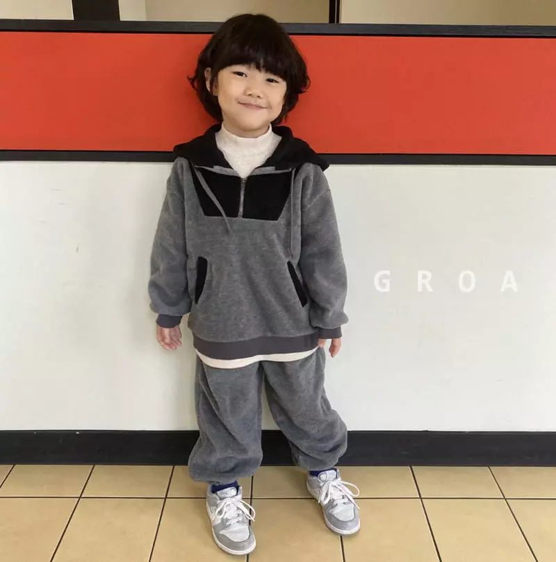 Groa - Korean Children Fashion - #littlefashionista - Mongle Zip-up Hoody - 5