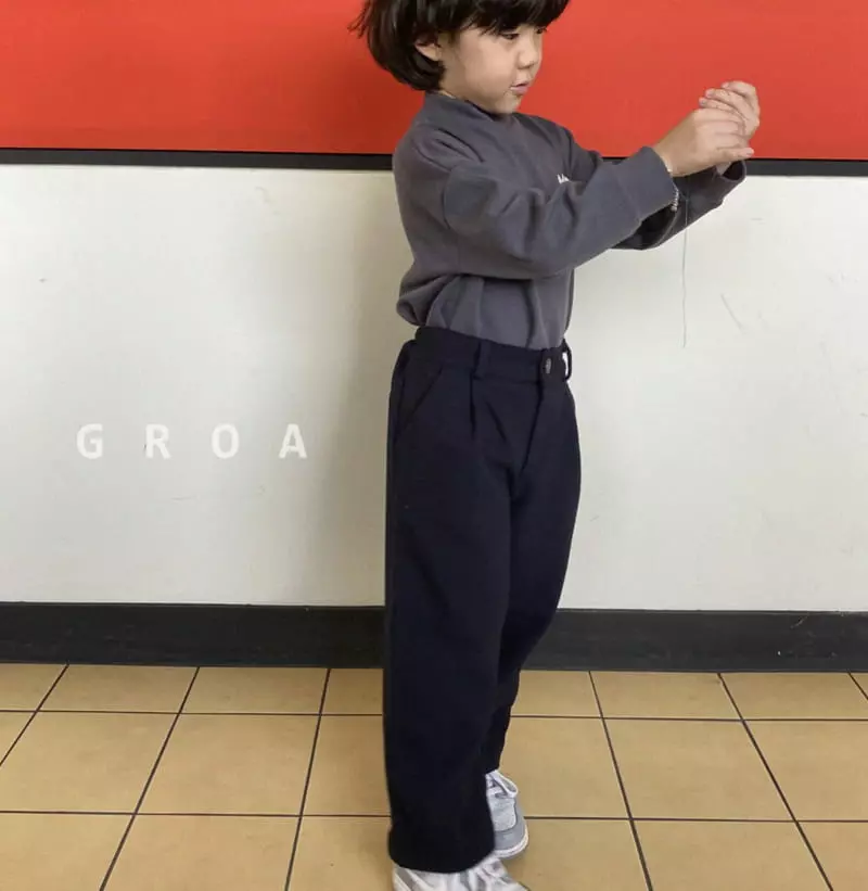 Groa - Korean Children Fashion - #minifashionista - Fleece Span Pants