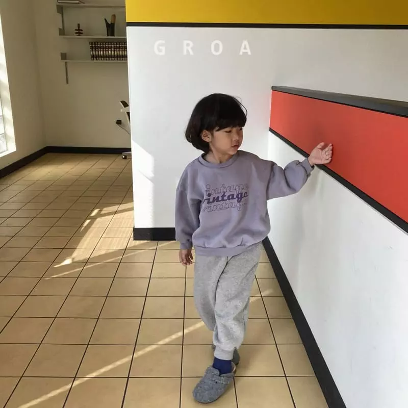 Groa - Korean Children Fashion - #minifashionista - Vintage Sweatshirt - 12