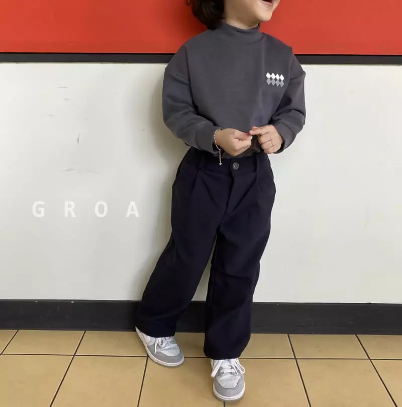 Groa - Korean Children Fashion - #prettylittlegirls - Fleece Span Pants - 2