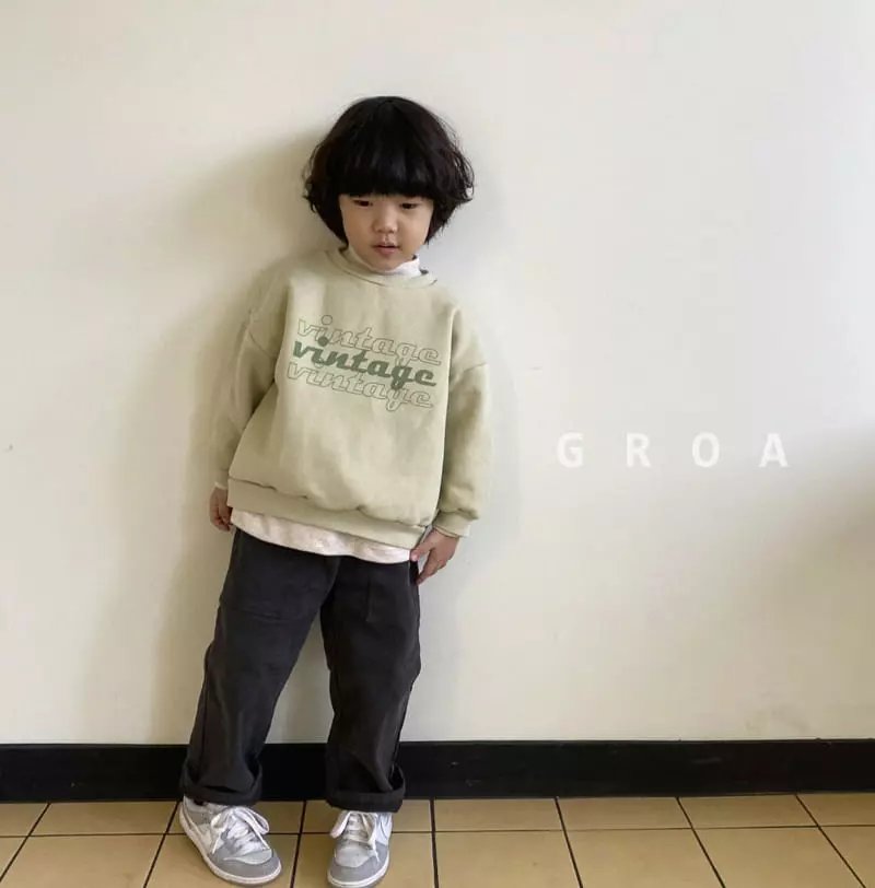 Groa - Korean Children Fashion - #todddlerfashion - Fleece Big Pocket Pants - 2