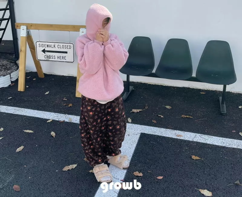 Grow B - Korean Children Fashion - #Kfashion4kids - Floral Pants - 8