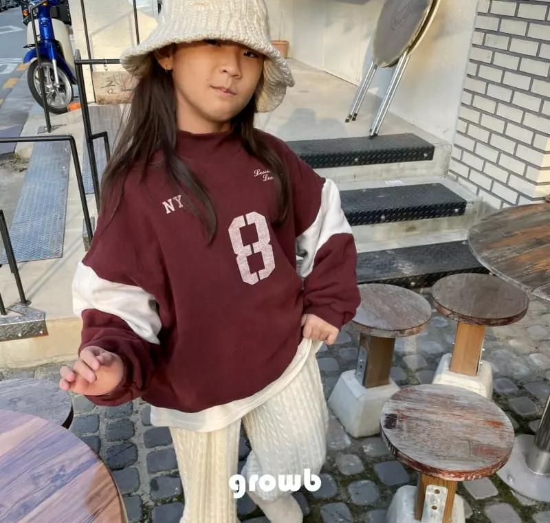 Grow B - Korean Children Fashion - #kidzfashiontrend - Eigth Sweatsihrt - 4