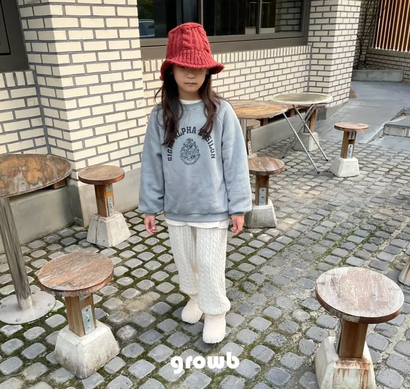 Grow B - Korean Children Fashion - #childofig - Alpa Sweatshirt - 8