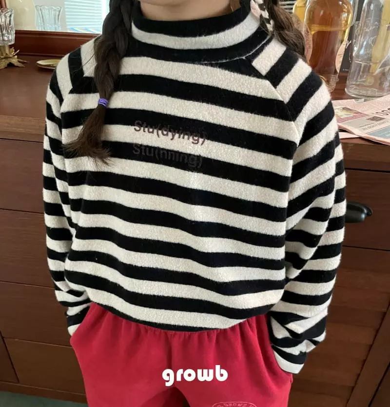 Grow B - Korean Children Fashion - #kidsshorts - Ster Turtleneck Tee - 3