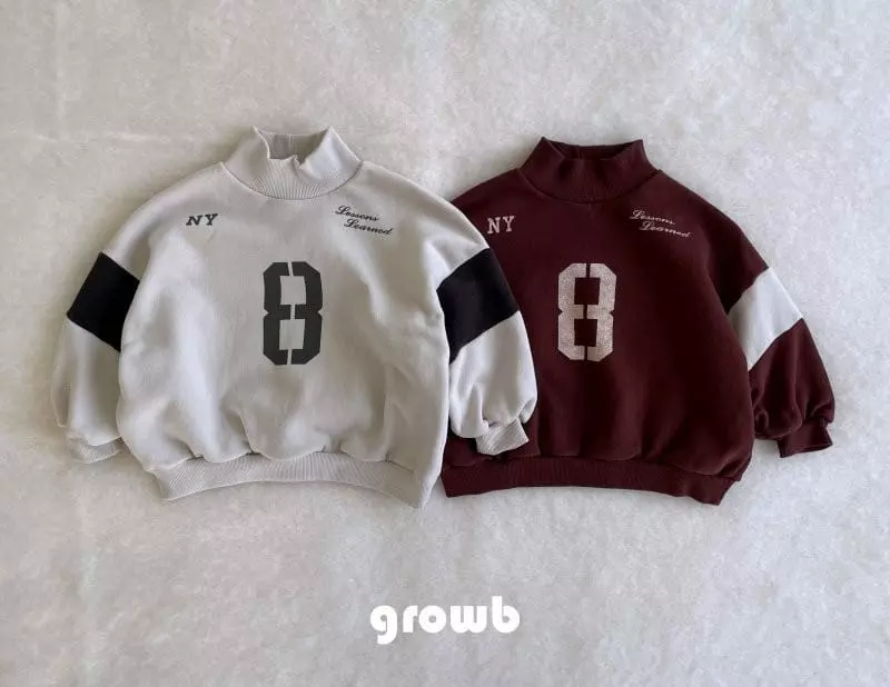 Grow B - Korean Children Fashion - #kidsshorts - Eigth Sweatsihrt
