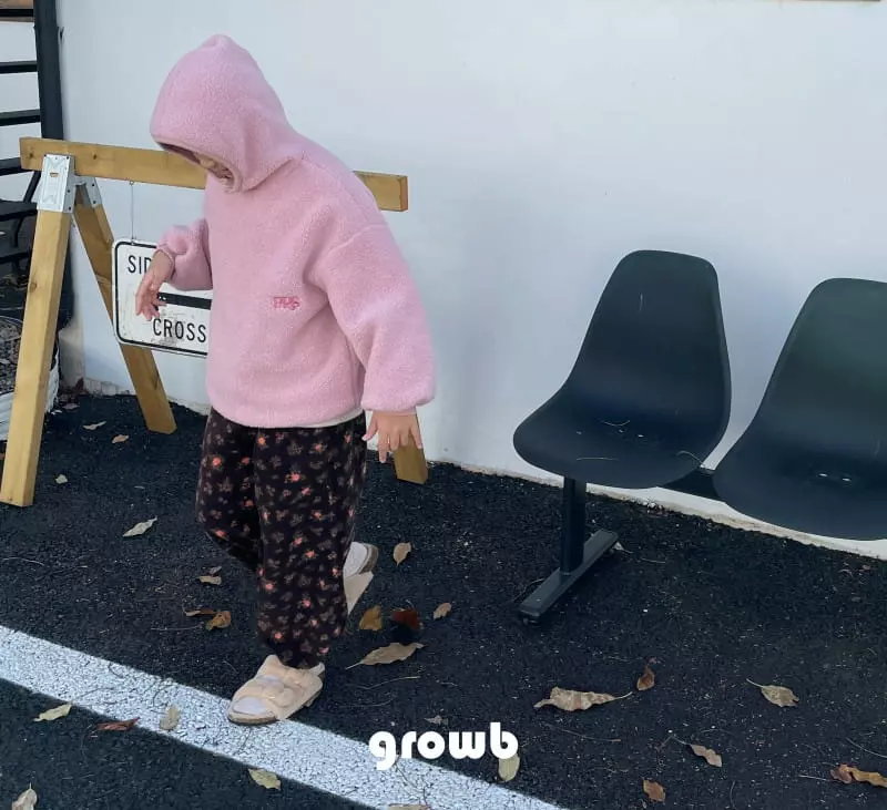 Grow B - Korean Children Fashion - #kidzfashiontrend - Floral Pants - 7