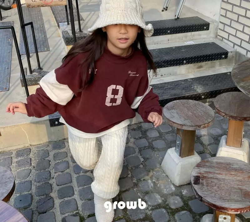 Grow B - Korean Children Fashion - #kidzfashiontrend - Eigth Sweatsihrt - 3