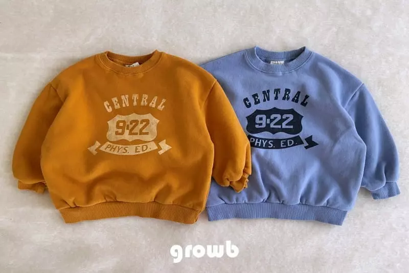 Grow B - Korean Children Fashion - #kidzfashiontrend - Central Sweatshirt