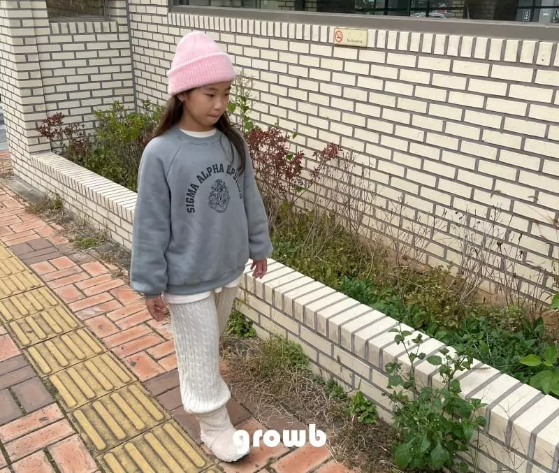 Grow B - Korean Children Fashion - #minifashionista - Alpa Sweatshirt - 3