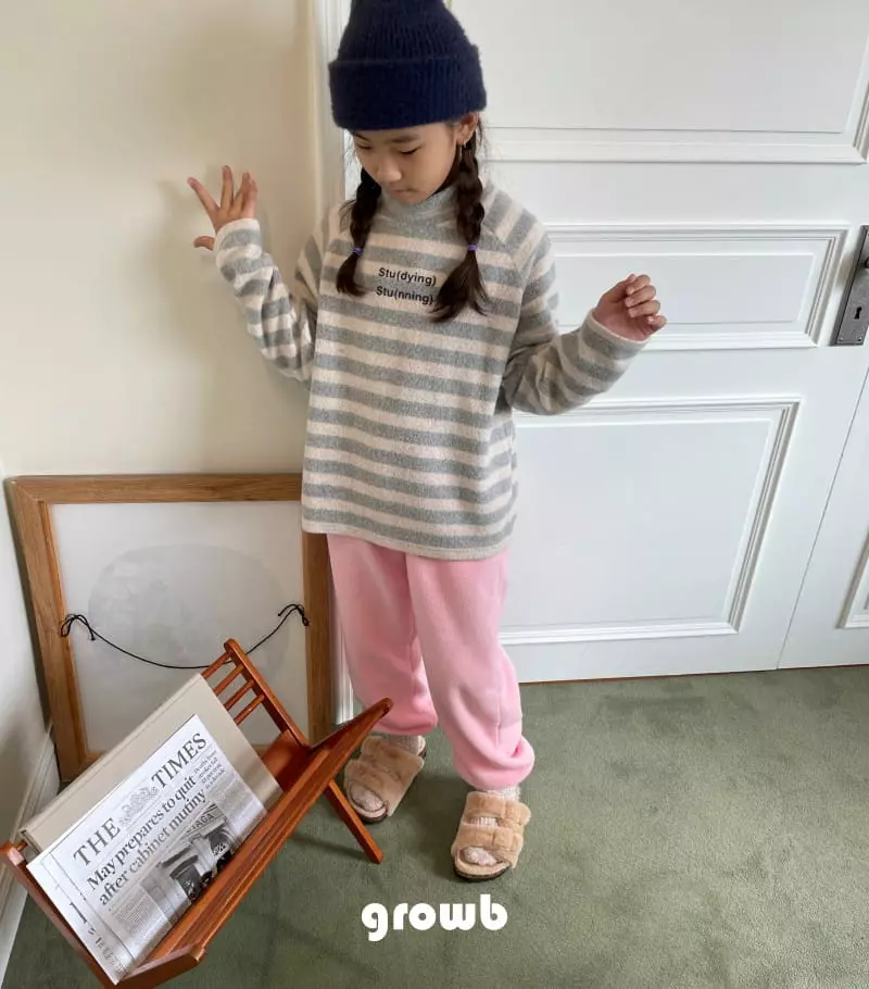 Grow B - Korean Children Fashion - #prettylittlegirls - Ster Turtleneck Tee - 10