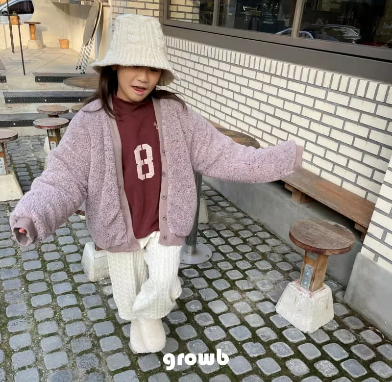Grow B - Korean Children Fashion - #prettylittlegirls - Powder Cardigan - 9