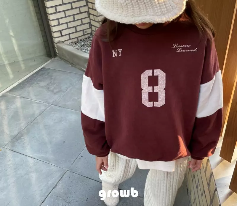Grow B - Korean Children Fashion - #prettylittlegirls - Eigth Sweatsihrt - 8