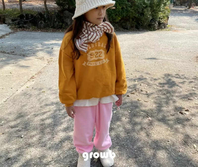 Grow B - Korean Children Fashion - #prettylittlegirls - Central Sweatshirt - 6