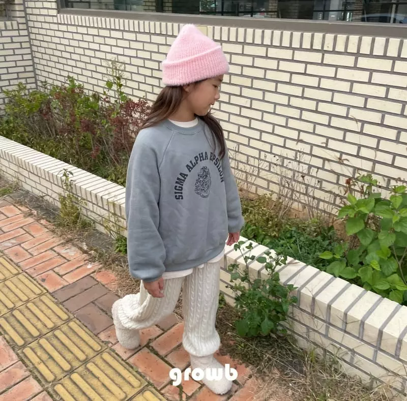 Grow B - Korean Children Fashion - #minifashionista - Alpa Sweatshirt - 4