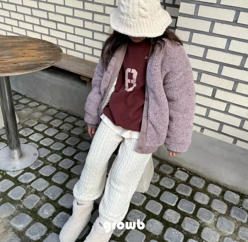 Grow B - Korean Children Fashion - #stylishchildhood - Powder Cardigan - 12
