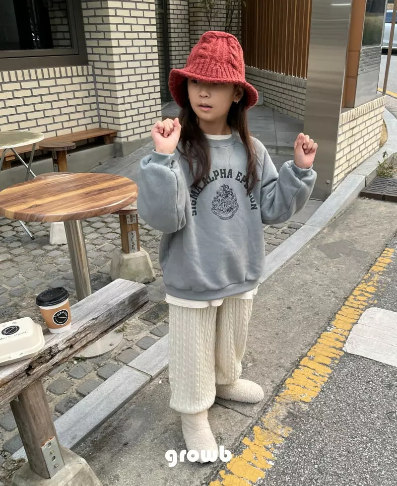 Grow B - Korean Children Fashion - #stylishchildhood - Alpa Sweatshirt - 7