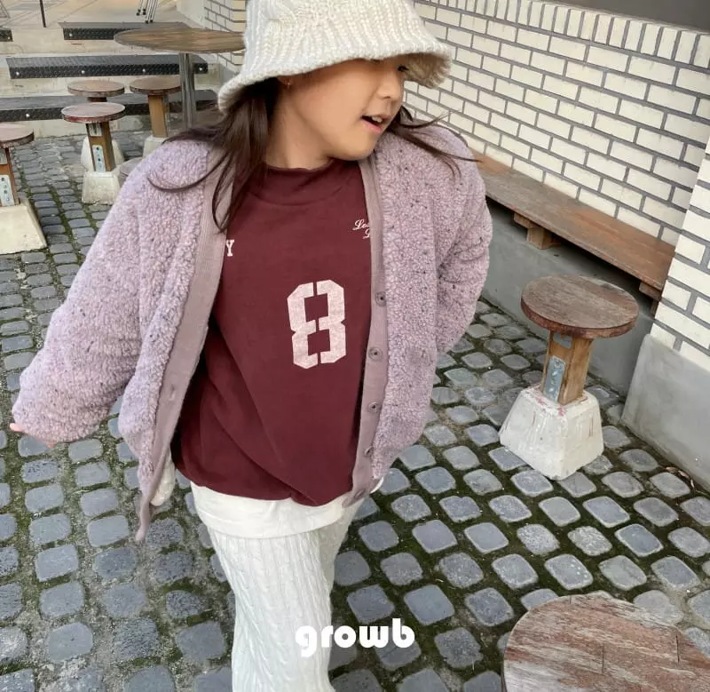Grow B - Korean Children Fashion - #todddlerfashion - Powder Cardigan - 10