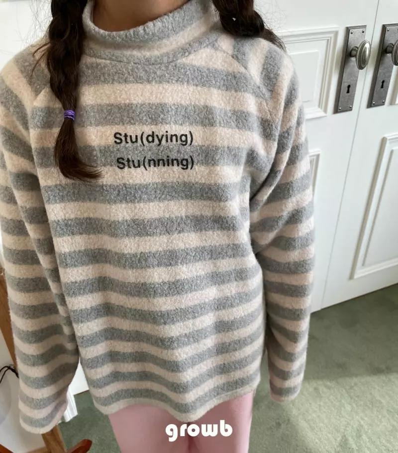 Grow B - Korean Children Fashion - #toddlerclothing - Ster Turtleneck Tee - 12