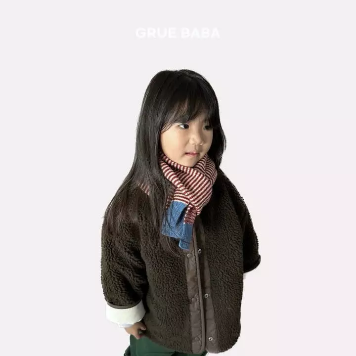 Grue Baba - Korean Children Fashion - #kidsshorts - Carrot Muffler - 9