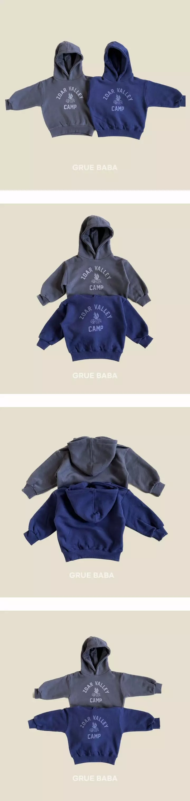 Grue Baba - Korean Children Fashion - #magicofchildhood - Camp Hoody