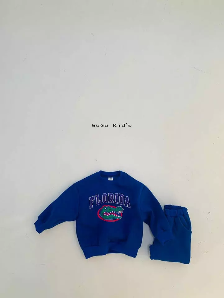 Gugu Kids - Korean Children Fashion - #Kfashion4kids - Florida Top Bottom Set - 5