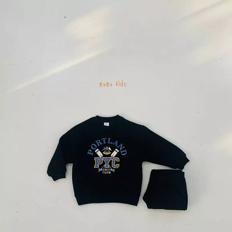 Gugu Kids - Korean Children Fashion - #kidzfashiontrend - Portland Top Bottom Set - 4