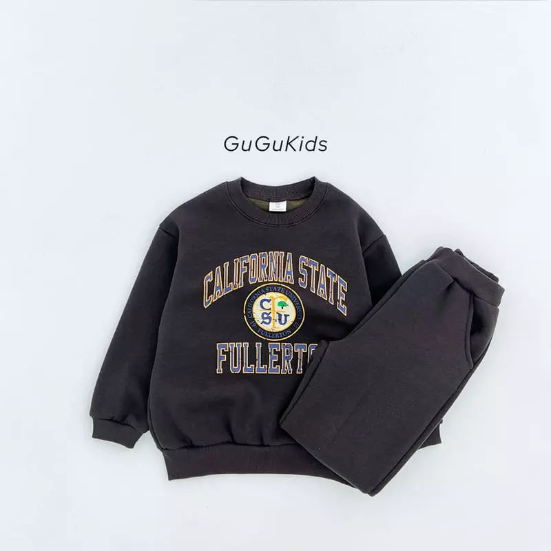 Gugu Kids - Korean Children Fashion - #Kfashion4kids - California Top Bottom Set - 3