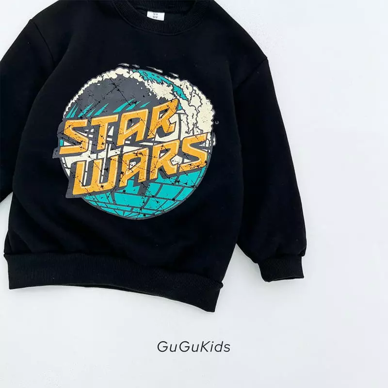 Gugu Kids - Korean Children Fashion - #childofig - Star Wars Top Bottom Set - 8