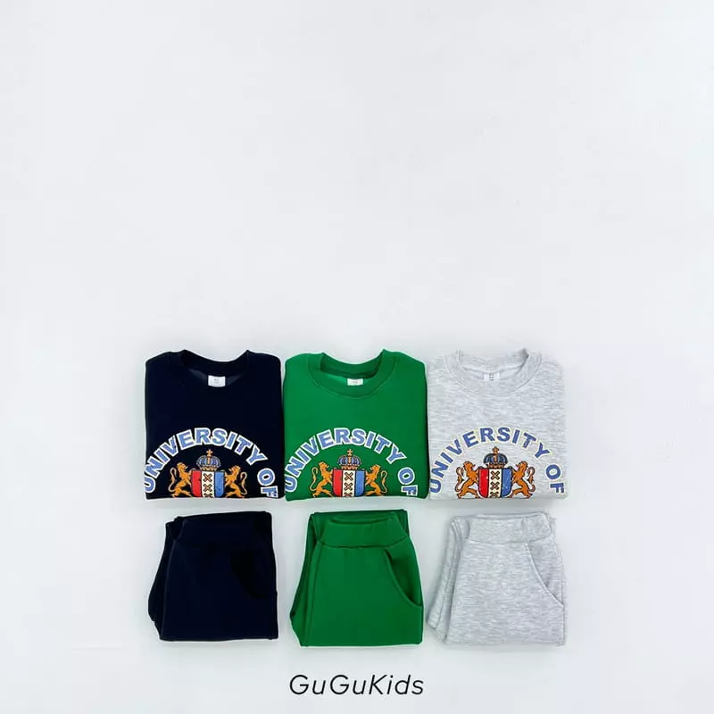 Gugu Kids - Korean Children Fashion - #childofig - Amsterdam Top Bottom Set - 11
