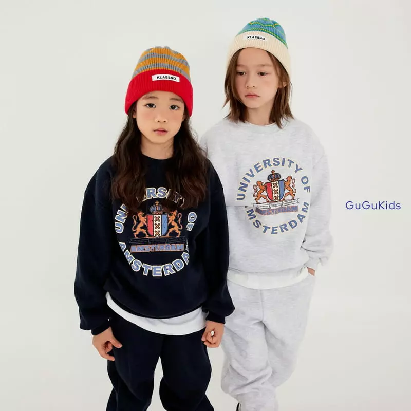Gugu Kids - Korean Children Fashion - #childofig - Amsterdam Top Bottom Set - 12