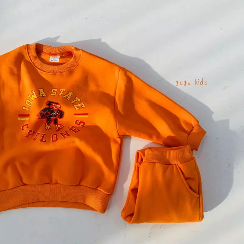 Gugu Kids - Korean Children Fashion - #childrensboutique - IOWA Top Bottom Set - 2