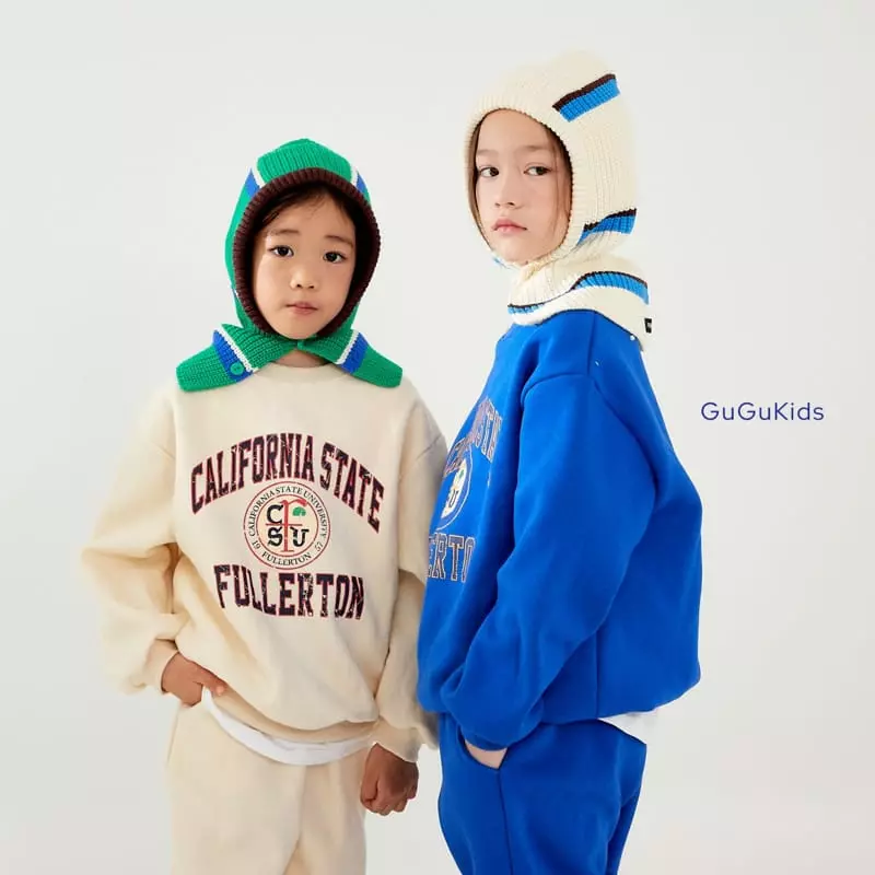 Gugu Kids - Korean Children Fashion - #childrensboutique - California Top Bottom Set - 12