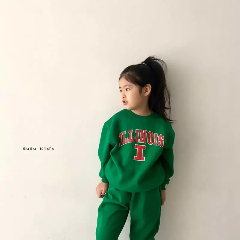 Gugu Kids - Korean Children Fashion - #childrensboutique - Illinoi Top Bottom Set - 11