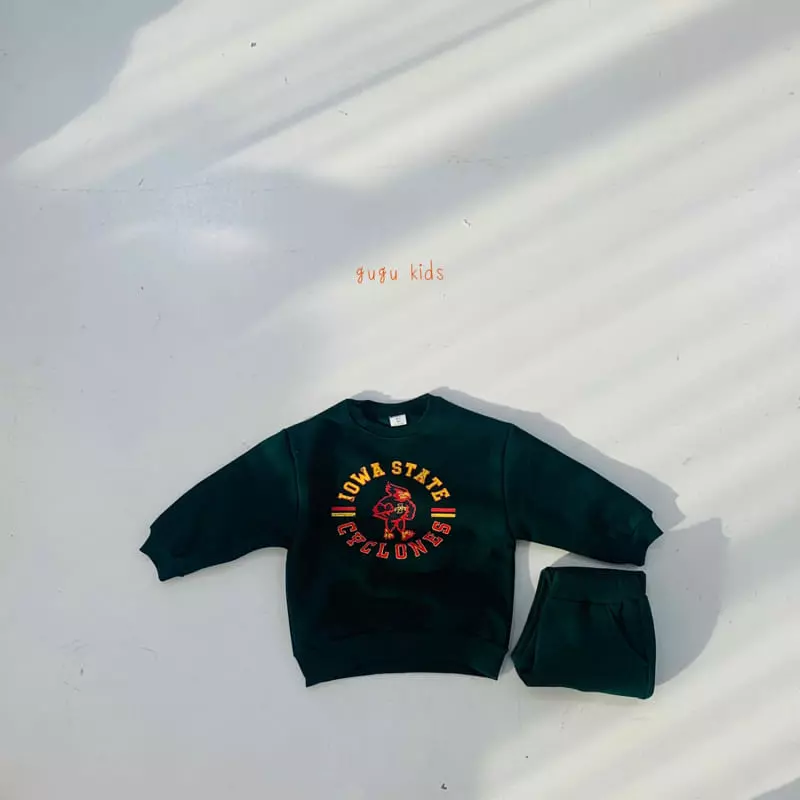 Gugu Kids - Korean Children Fashion - #designkidswear - IOWA Top Bottom Set - 3