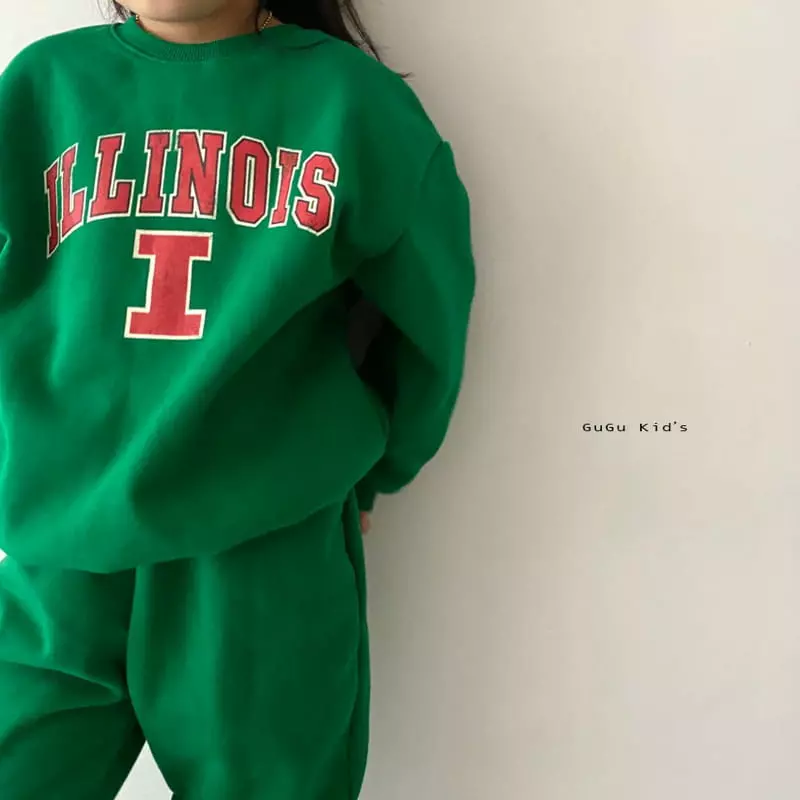 Gugu Kids - Korean Children Fashion - #designkidswear - Illinoi Top Bottom Set - 12