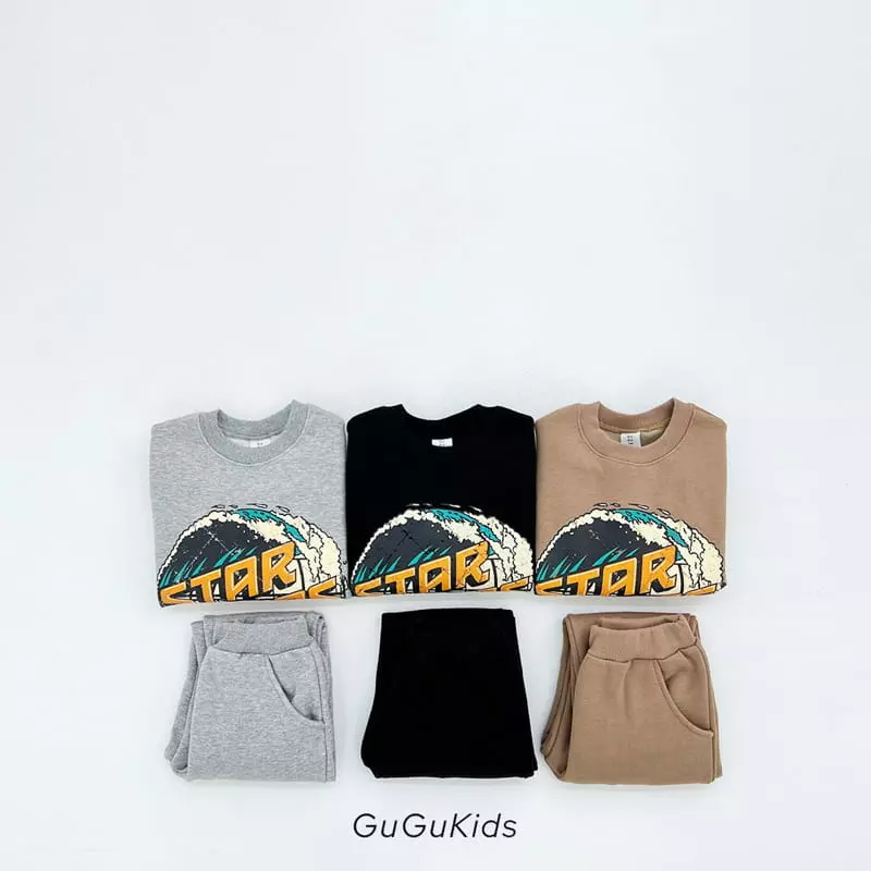 Gugu Kids - Korean Children Fashion - #designkidswear - Star Wars Top Bottom Set - 10