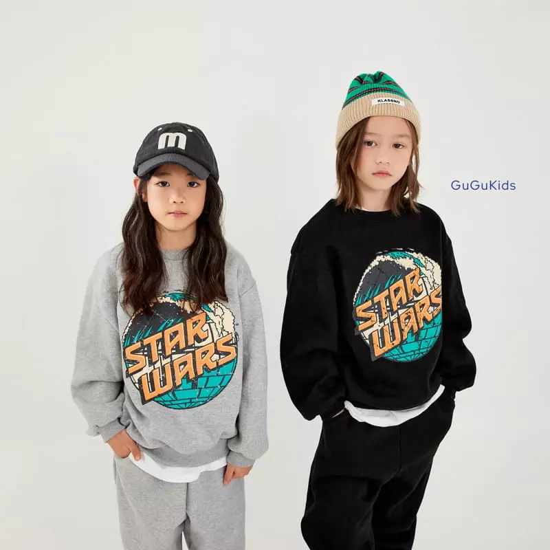 Gugu Kids - Korean Children Fashion - #discoveringself - Star Wars Top Bottom Set - 11