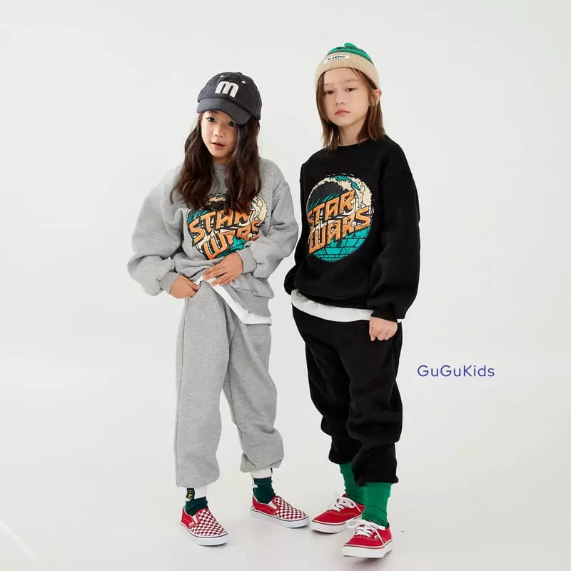 Gugu Kids - Korean Children Fashion - #fashionkids - Star Wars Top Bottom Set - 12