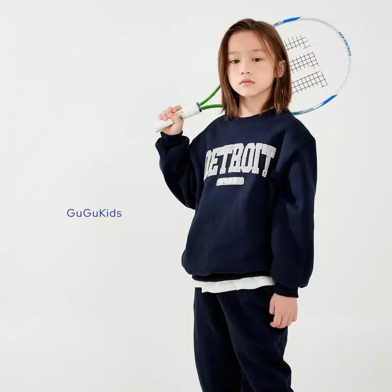 Gugu Kids - Korean Children Fashion - #fashionkids - Detroit Top Bottom Set - 6