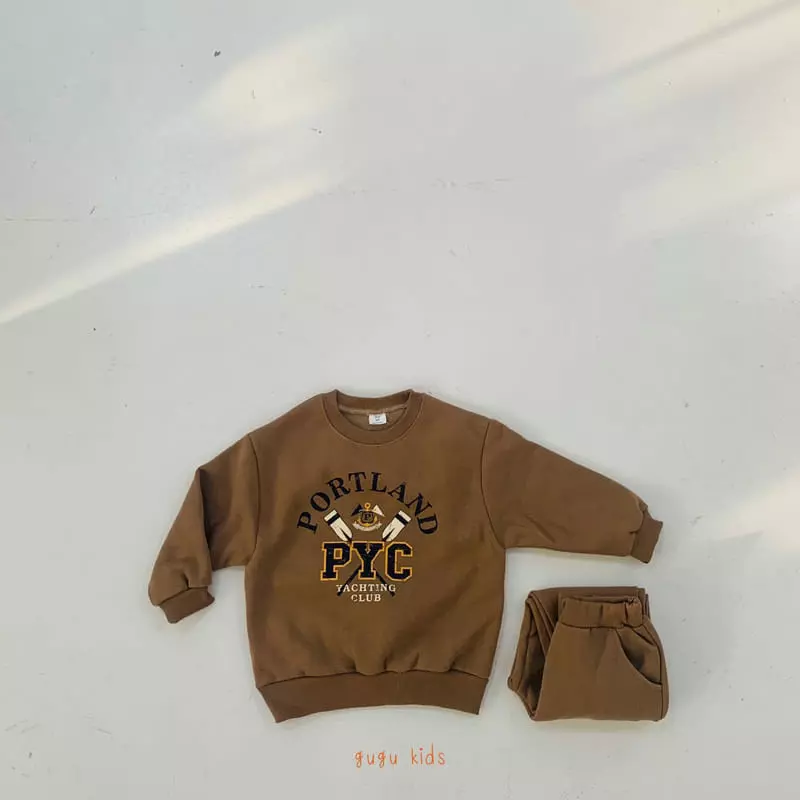 Gugu Kids - Korean Children Fashion - #kidsshorts - Portland Top Bottom Set
