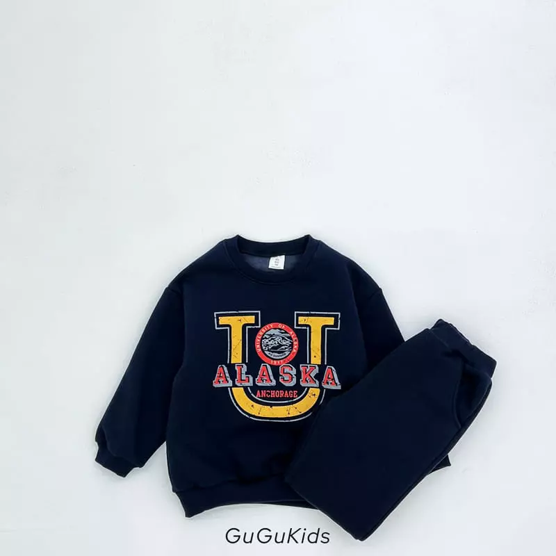 Gugu Kids - Korean Children Fashion - #kidsshorts - Alasta Top Bottom Set