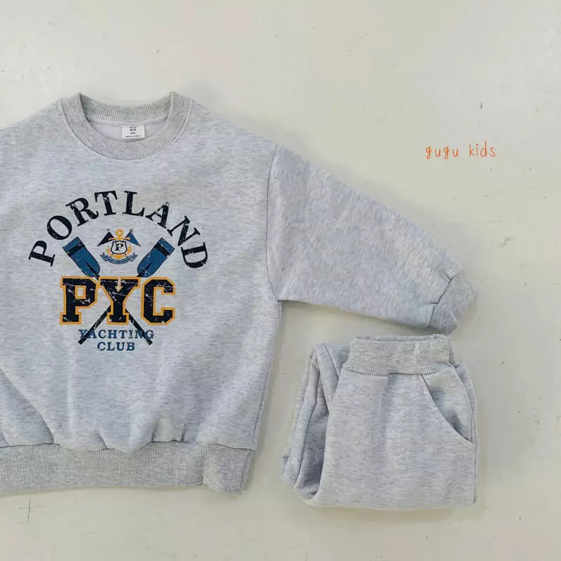 Gugu Kids - Korean Children Fashion - #kidsstore - Portland Top Bottom Set - 2