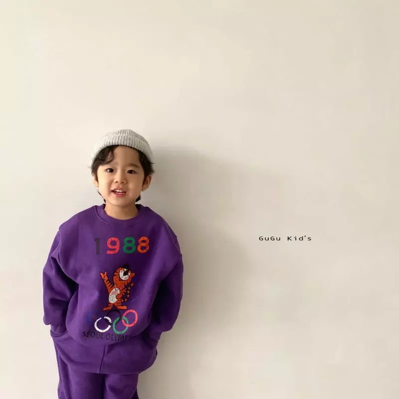 Gugu Kids - Korean Children Fashion - #kidzfashiontrend - Tiger Top Bottom Set - 7