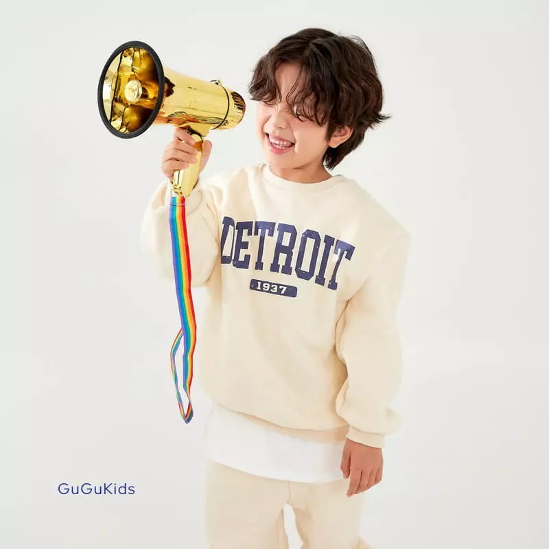Gugu Kids - Korean Children Fashion - #kidzfashiontrend - Detroit Top Bottom Set - 9