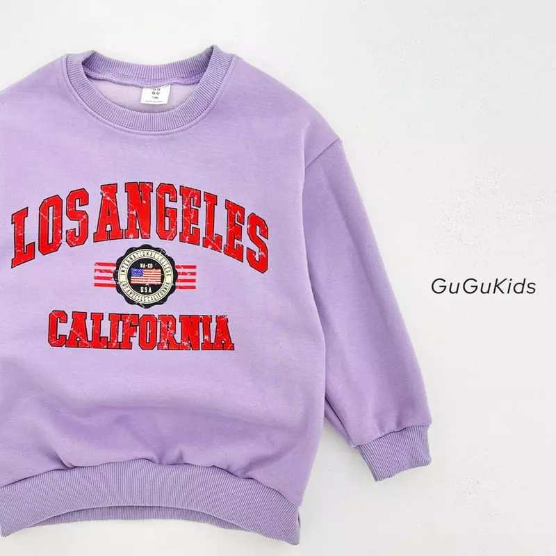 Gugu Kids - Korean Children Fashion - #kidsstore - Los Angeles Top Bottom Set - 4