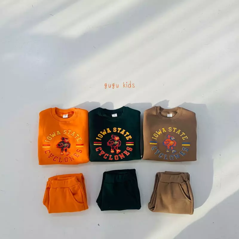 Gugu Kids - Korean Children Fashion - #littlefashionista - IOWA Top Bottom Set - 10