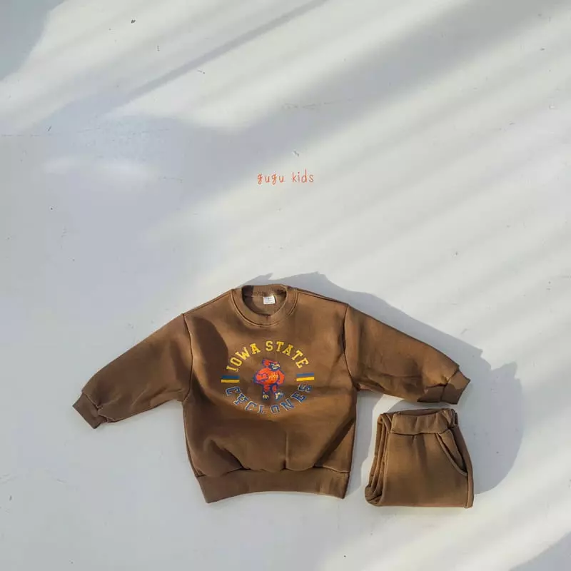 Gugu Kids - Korean Children Fashion - #magicofchildhood - IOWA Top Bottom Set - 11