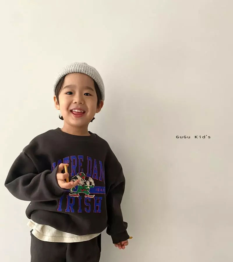 Gugu Kids - Korean Children Fashion - #magicofchildhood - Notre Dame Top Bottom Set - 10